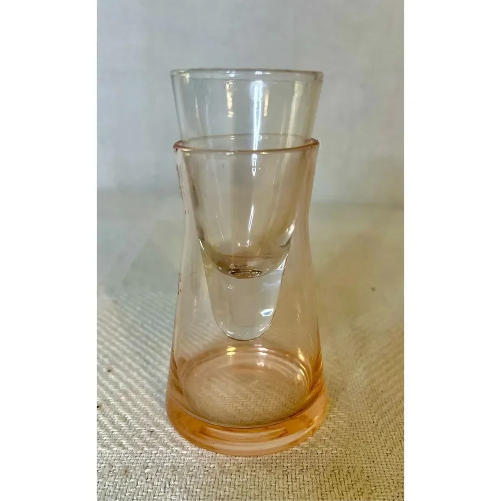 Vintage Luigi Bormioli Shooter Glass and Ice Carafe Cooler EVC